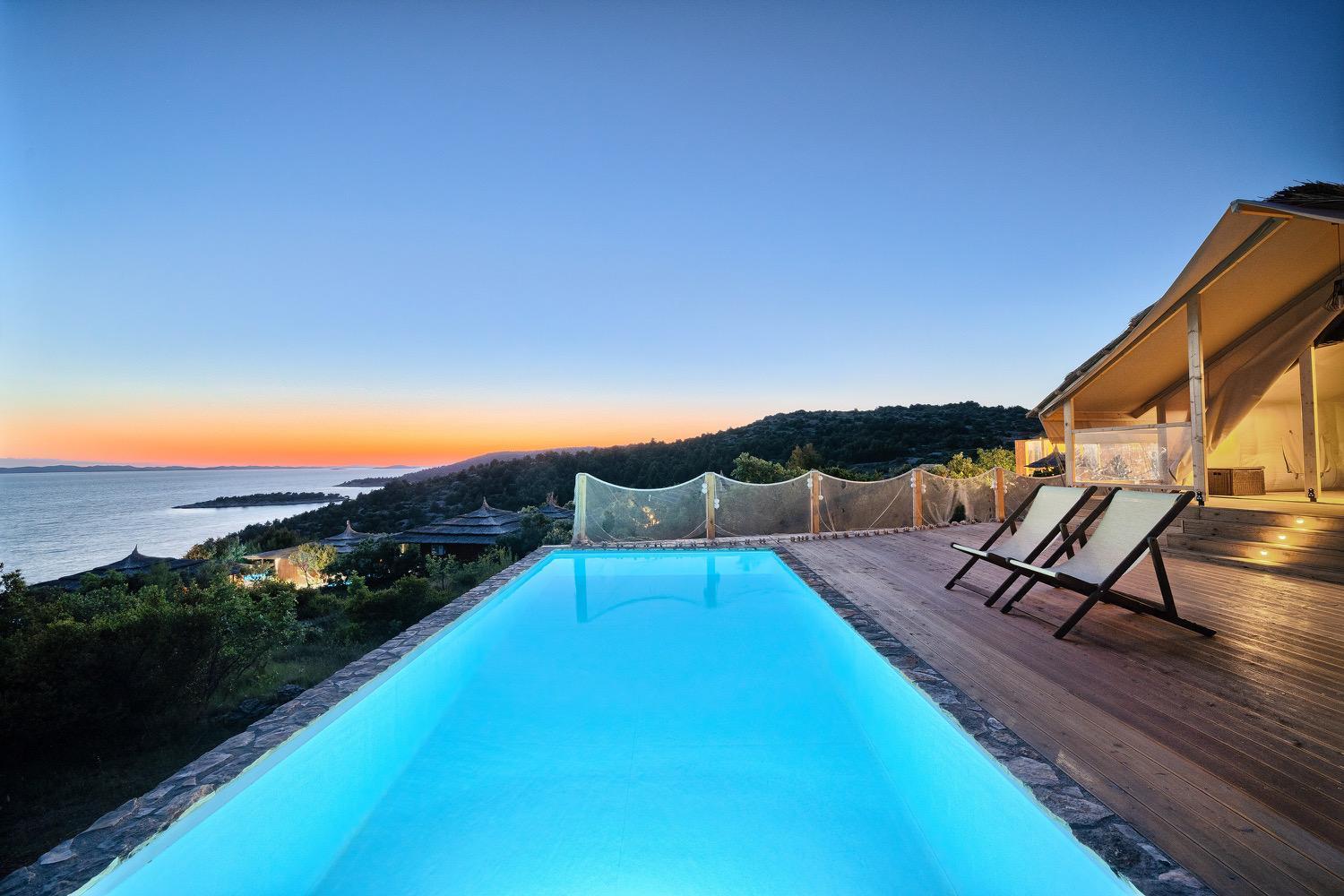 Golden Haven Luxe Glamp Resort Murter Exterior foto